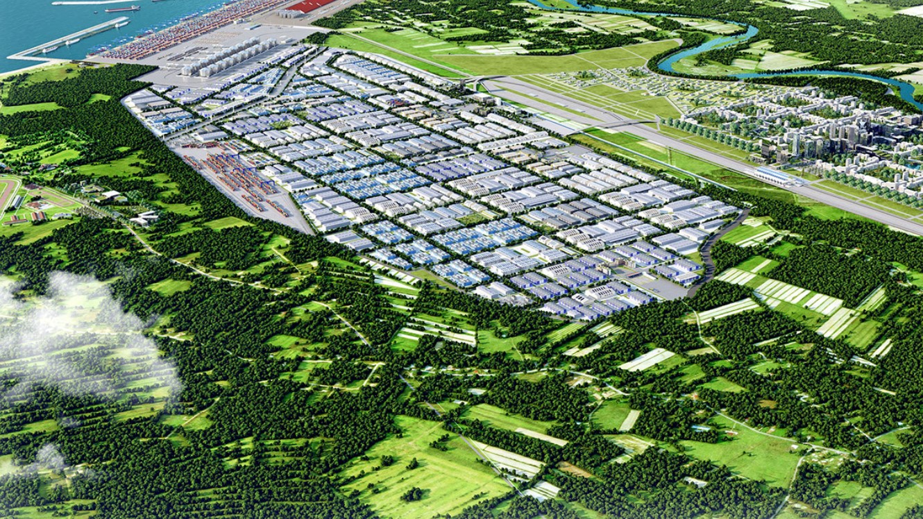 Industrial and logistics park